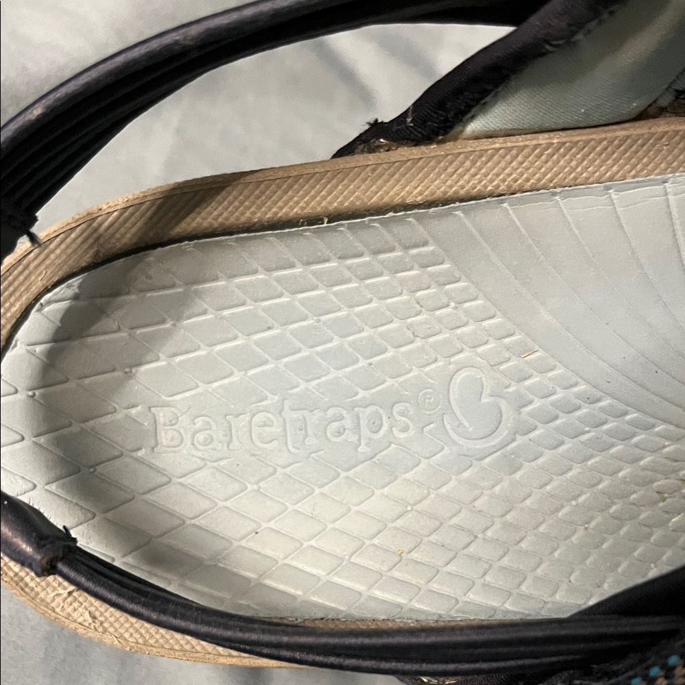 BareTraps Blue and Gray Sandals - Picture 2 of 6